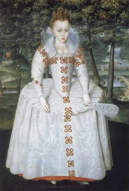 Robert Peake the Elder Elizabeth Queen of Bohemia Sweden oil painting art